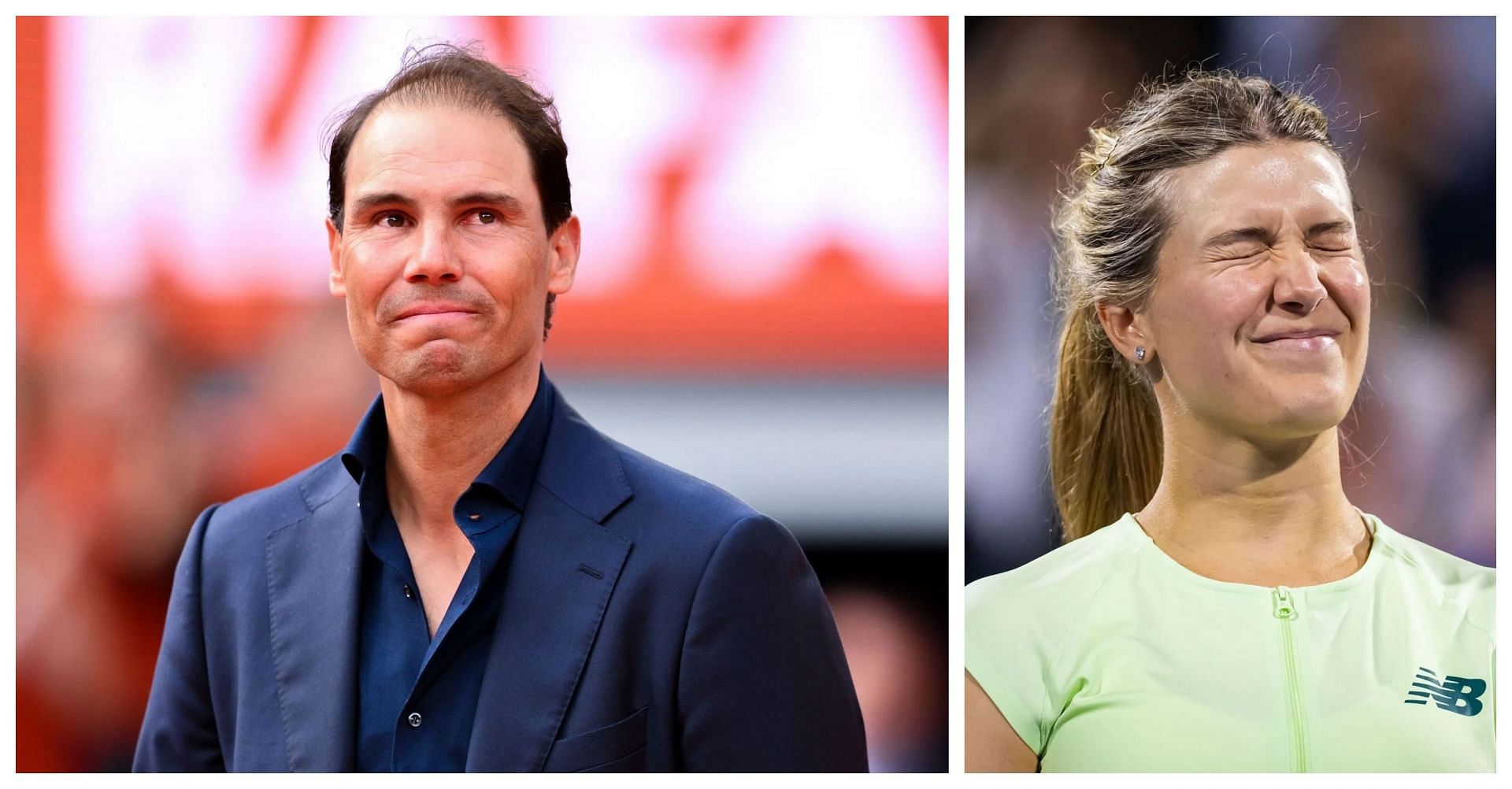 Bouchard who retired recently was in awe of Nadal