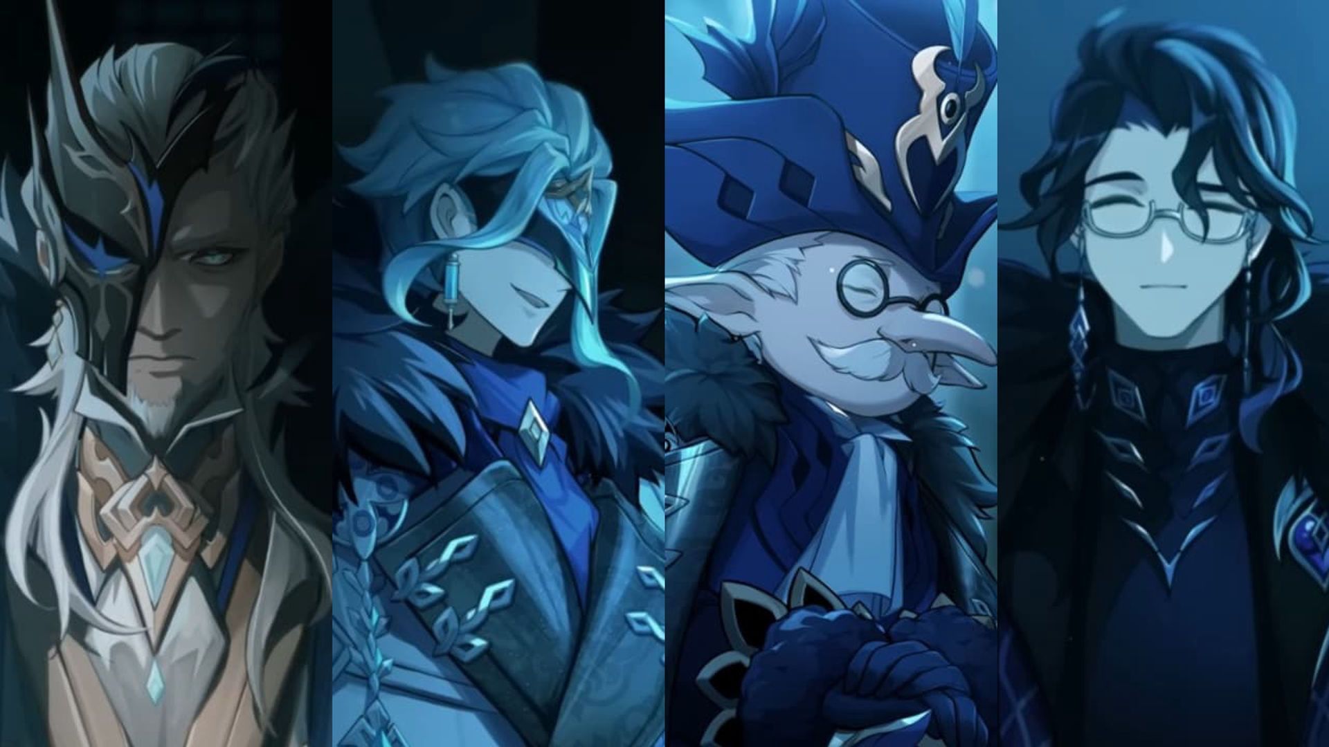 Pierro, Dottore, Pulcinella &amp; Pantalone in Teyvat Chapter Interlude Teaser A Winter Night
