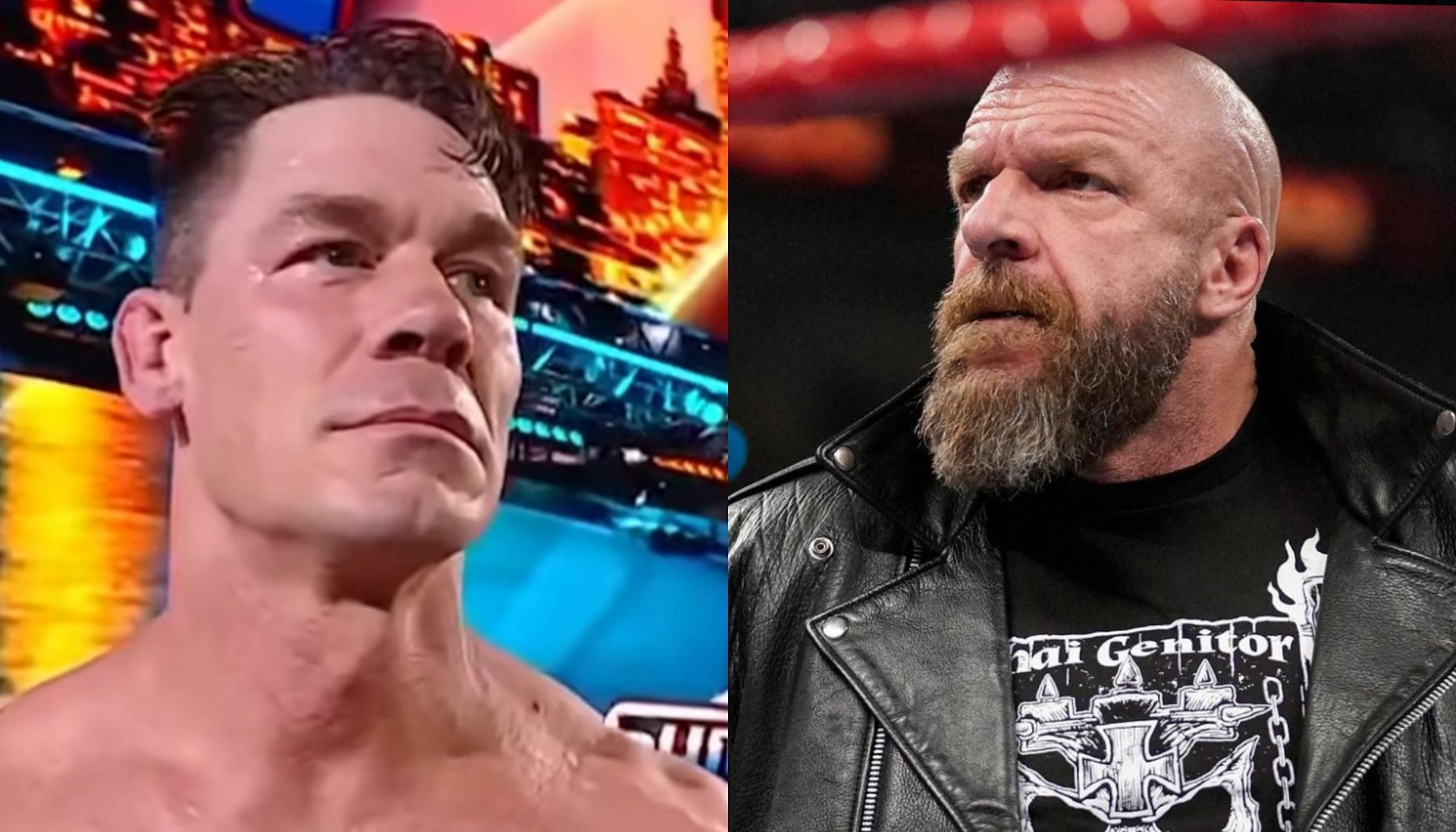 John Cena (left), Triple H (right)  [Image Credits: WWE on Instagram/wwe.com]