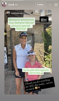 Image taken from Thompson’s Instagram Story _ Source: Instagram/@lexi