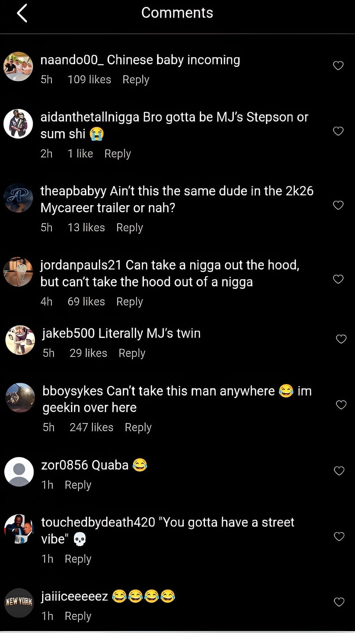 Comments on the post
