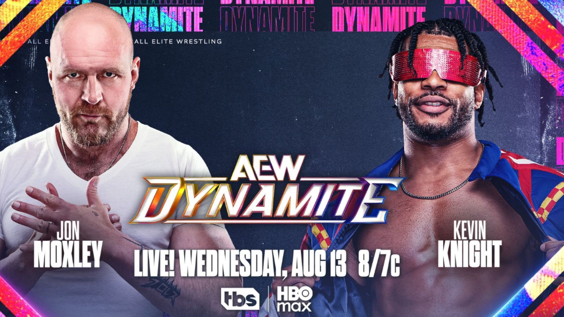 Match graphic for Mox vs Knight [Image Credits: X profile of All Elite Wrestling]