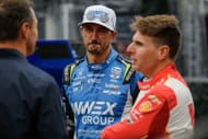 Graham Rahal with Will Power at the IndyCar Java House Grand Prix of Monterey - Source: Getty