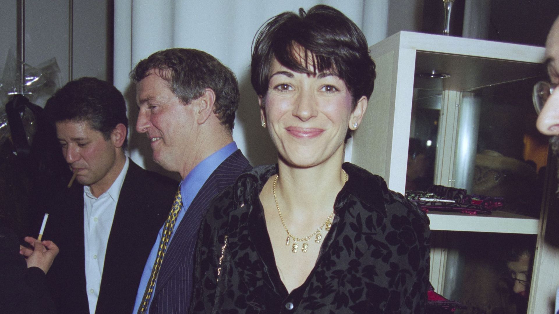 Ghislaine Maxwell at an event in London (Image via Getty)