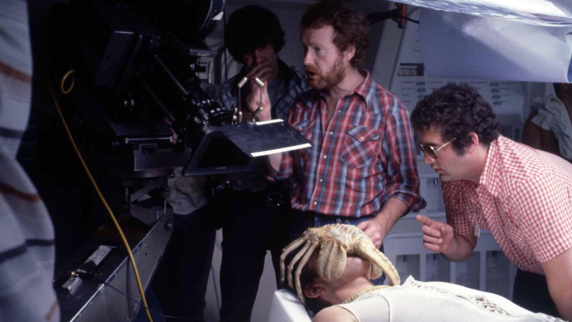 A still from the making of the movie (Image via Apple TV)