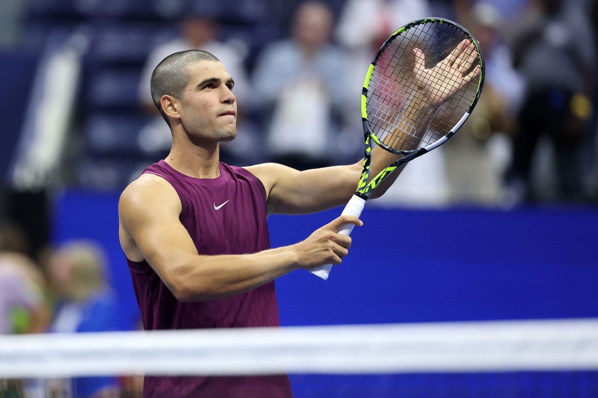 Carlos Alcaraz at the 2025 US Open - Source: Getty