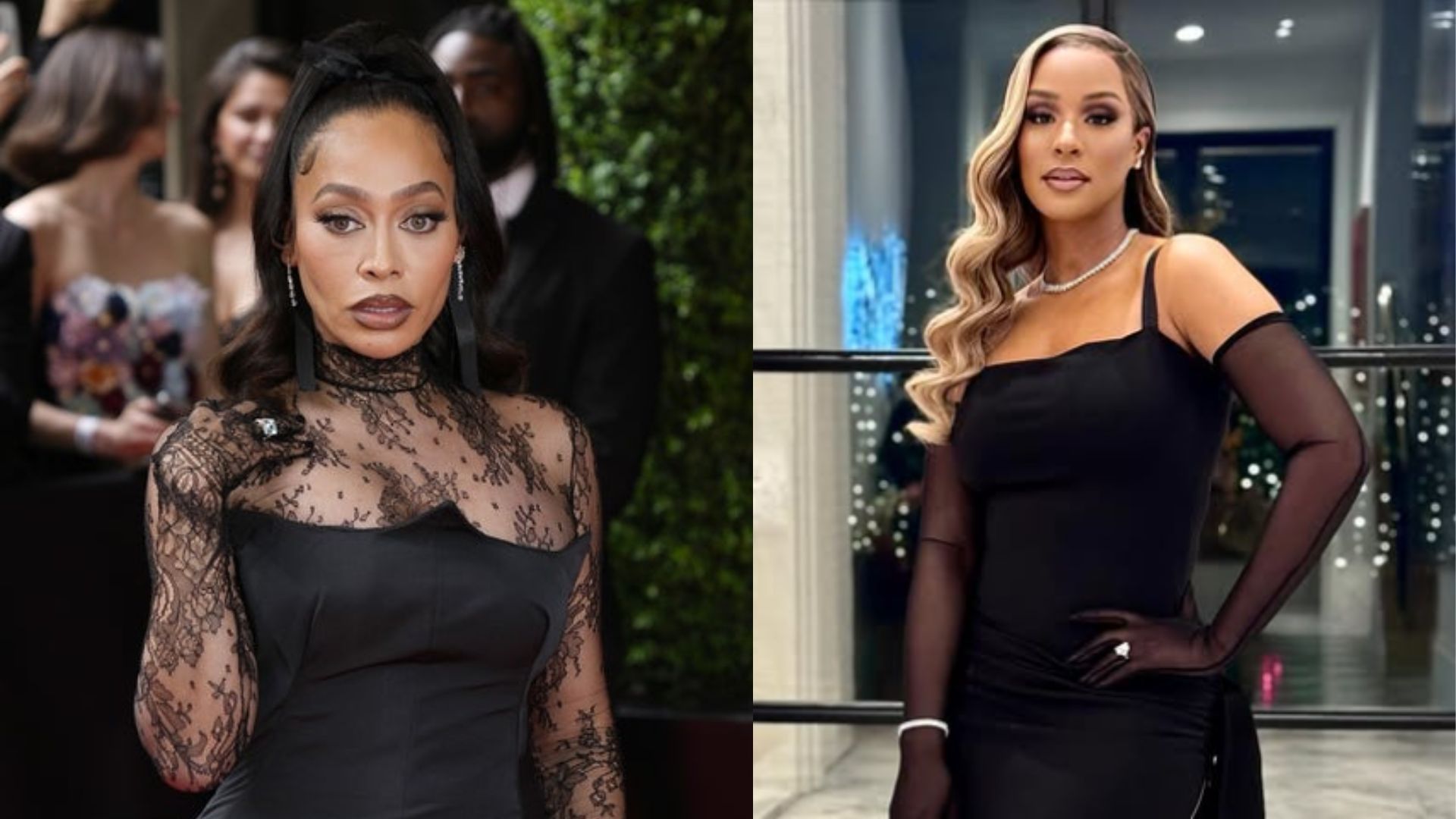 La La Anthony (left) and Savannah James (right) (Image Source: IMAGN and @mrs_savannahrj_Instagram)