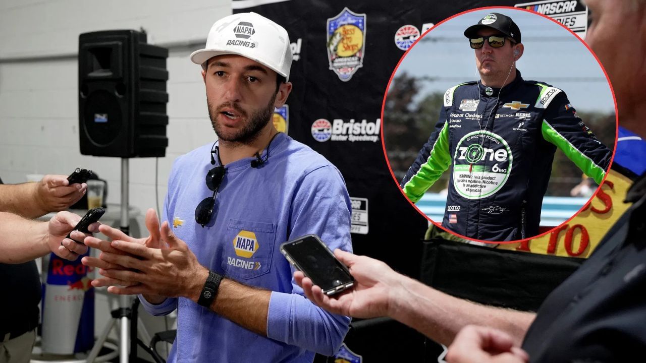 Chase Elliott and Kyle Busch