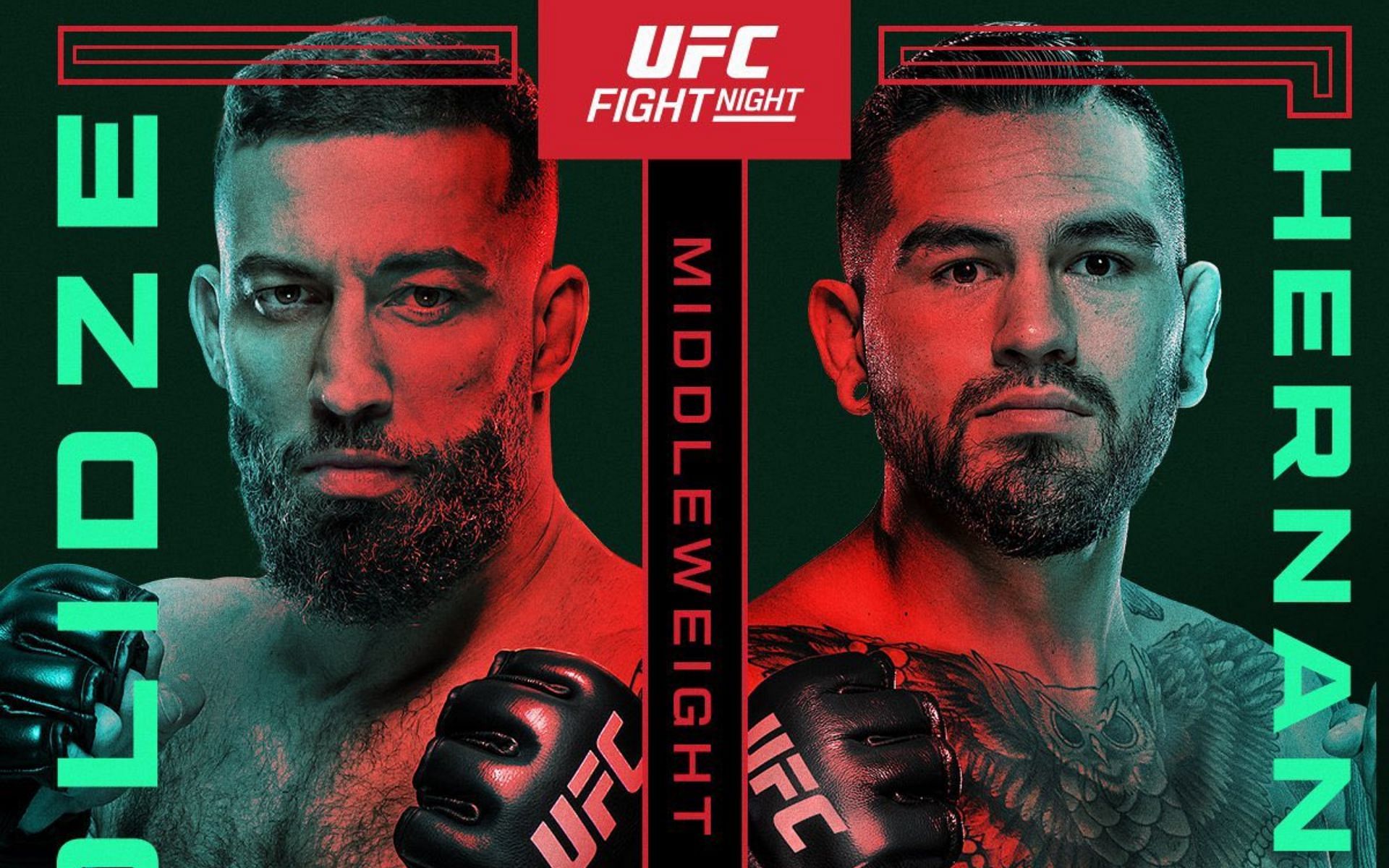 Roman Dolidze and Anthony Hernandez clash in next weekend
