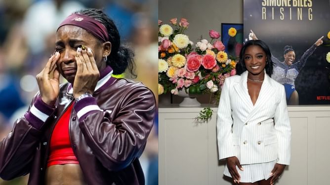 "Simone Biles helped me pull it out"- Coco Gauff reveals how gymnast's presence played crucial role in winning 2R match after struggles in first set