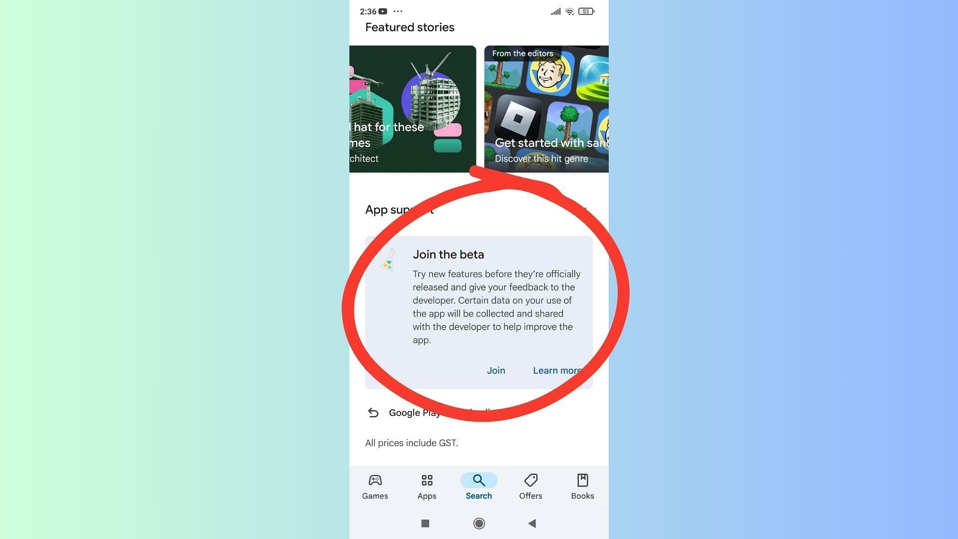 Get your hands on the Minecraft Bedrock 1.21.110.23 beta and preview from the individual app store (Image via Sportskeeda Gaming || Mojang Studios)