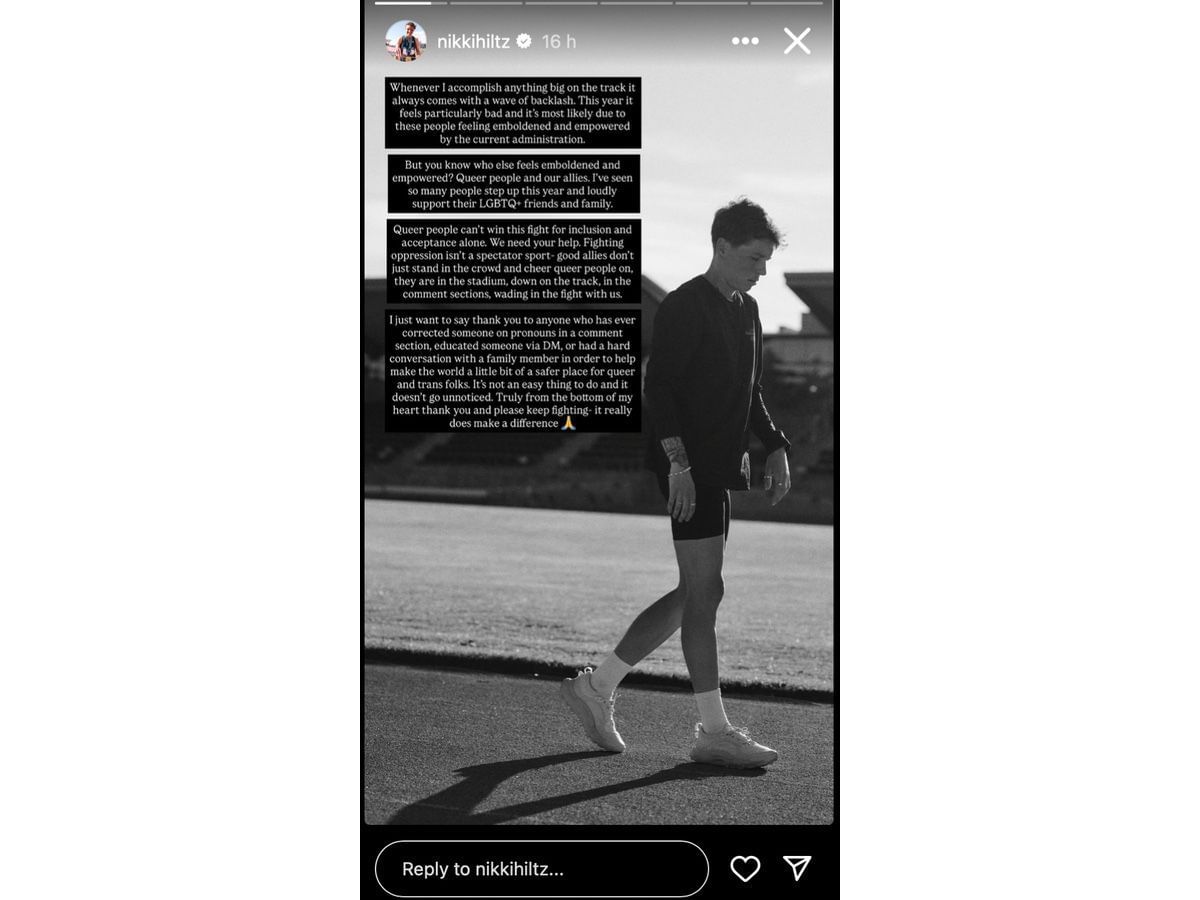 Hiltz&#039;s Instagram story