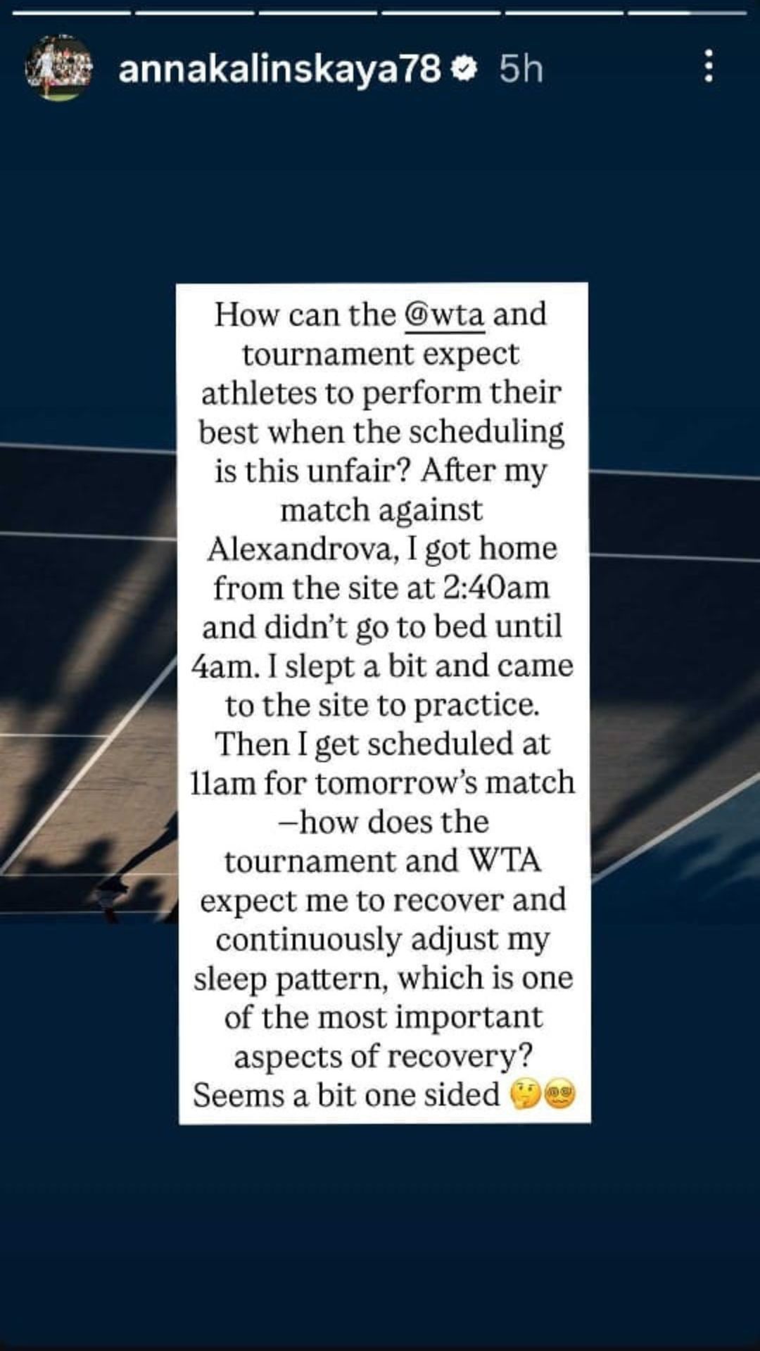 Via @annakalinskaya78 on Instagram 