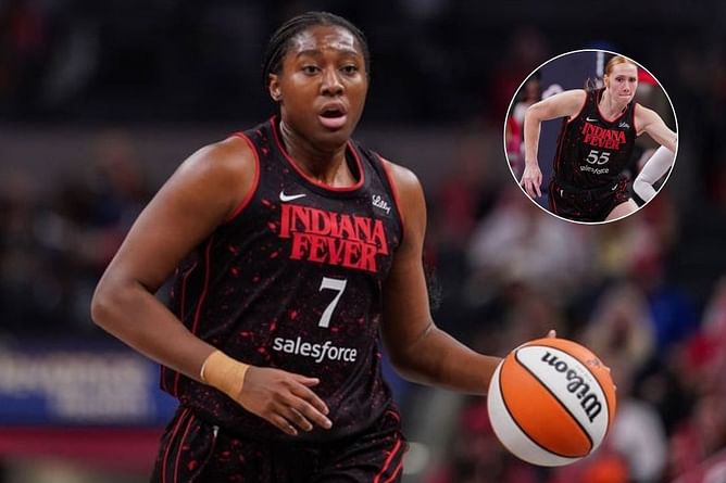 "You look great queen" - Fever's Chloe Bibby 'fan girls' over Aliyah Boston's vibrant tunnel fit ahead of Wings clash