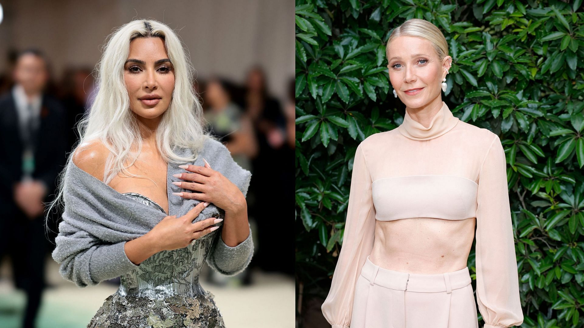 From L to R: Kim Kardashian and Gwyneth Paltrow (Image via Getty Images)