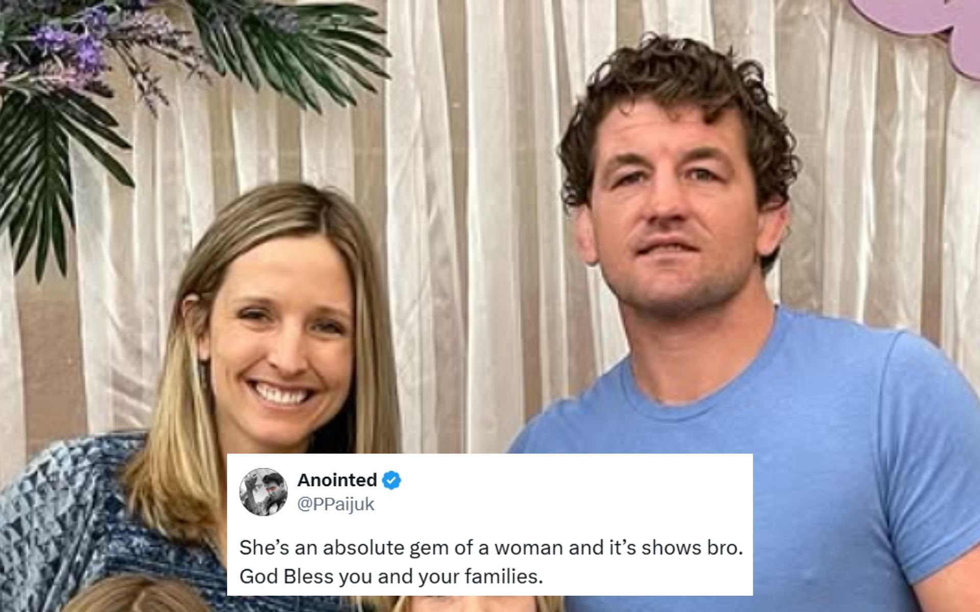 Amy Askren (left) stood by Ben Askren