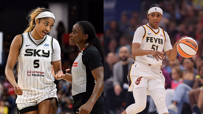 "Why do you keep throwing your mean green": Angel Reese playfully blames Fever's $90,000 guard after d*ldo incident repeats in Chicago