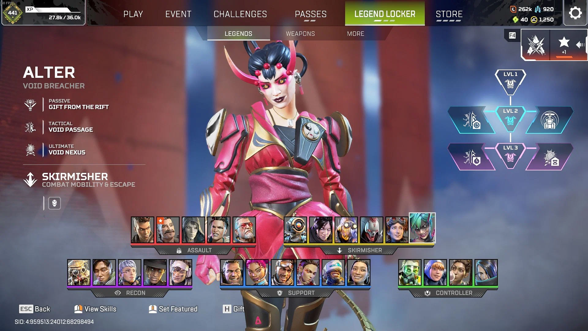 Alter in Apex Legends (Image via Sportskeeda Gaming | EA)