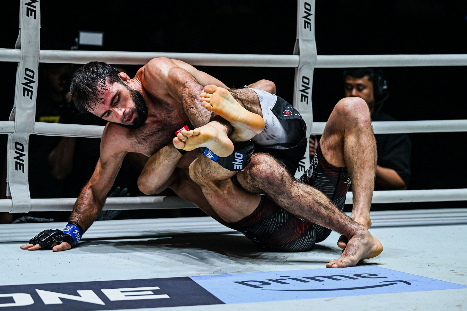 Shamil Gasanov in action against Garry Tonon at ONE Fight Night 34. [Image courtesy: ONE Championship]