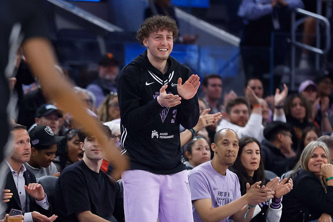 Valkyries superfan Brandin Podziemski gives ringing endorsement for $78,831 guard to win major honor