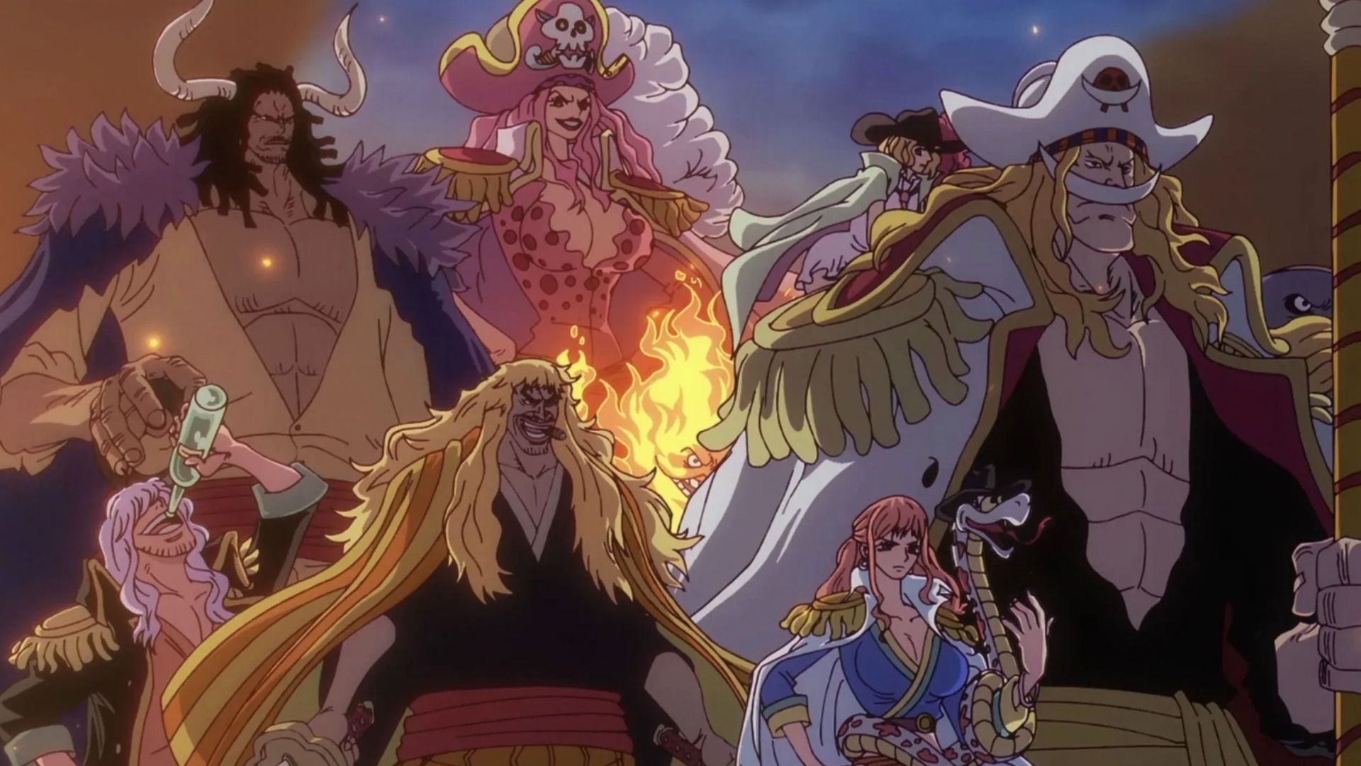 Rocks Pirates as seen in anime (Image via Toei Animation)
