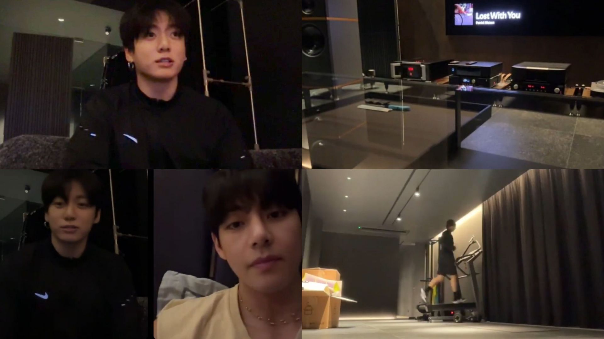 More snippets from the singer&#039;s last livestream (Images via Weverse)