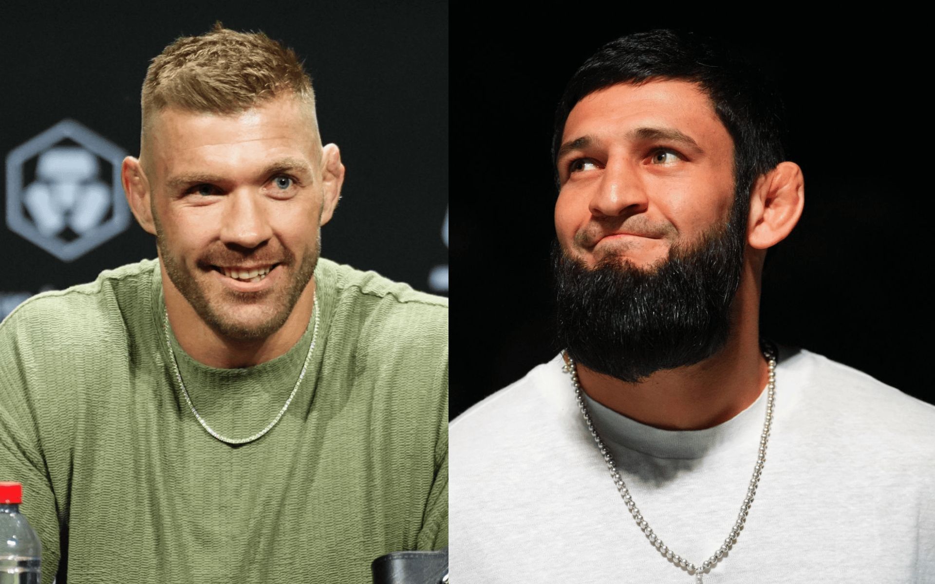 Dricus du Plessis (left) and Khamzat Chimaev (right) will headline UFC 319. [Images courtesy: Getty]