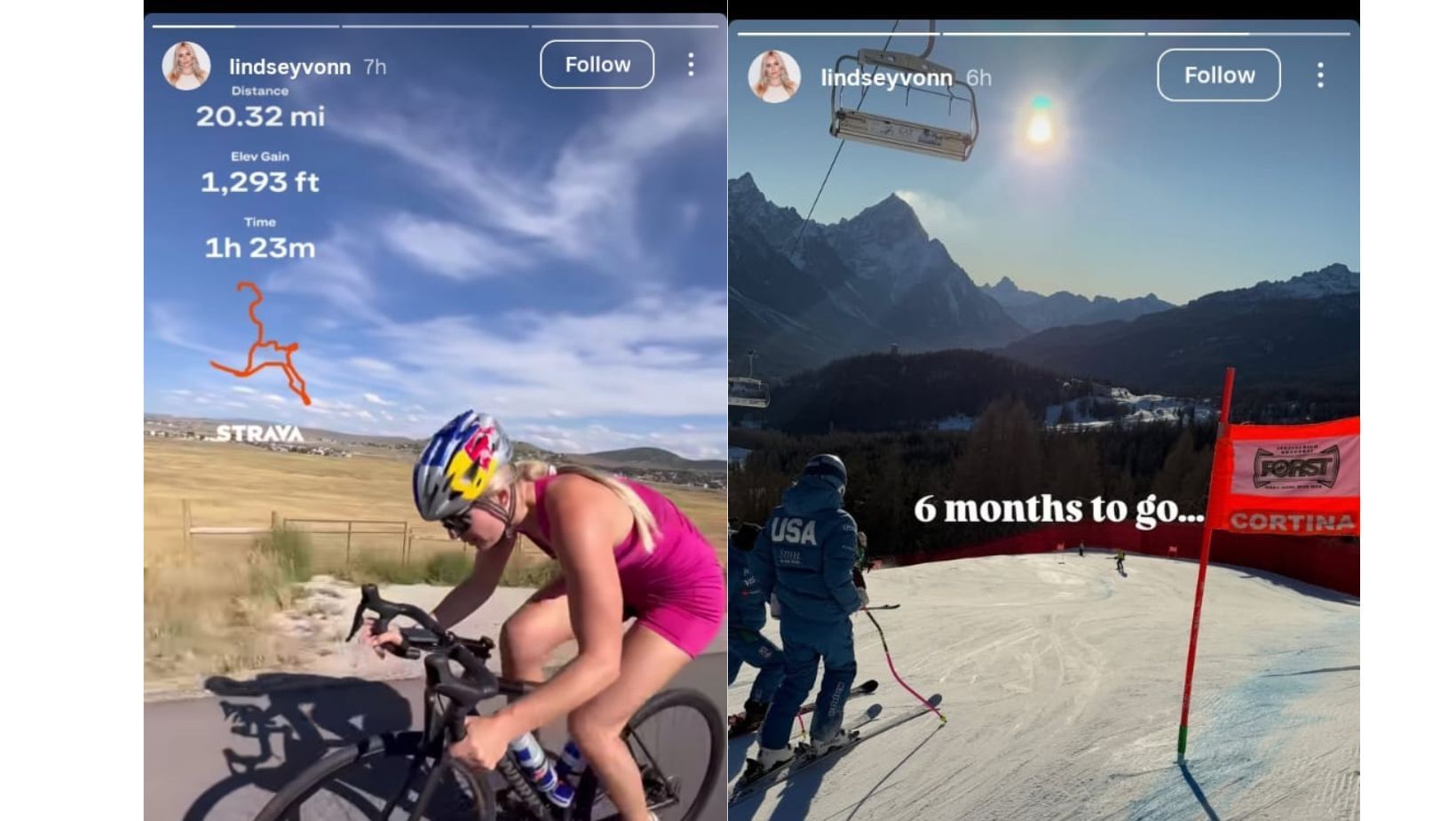 Via @lindseyvonn on Instagram