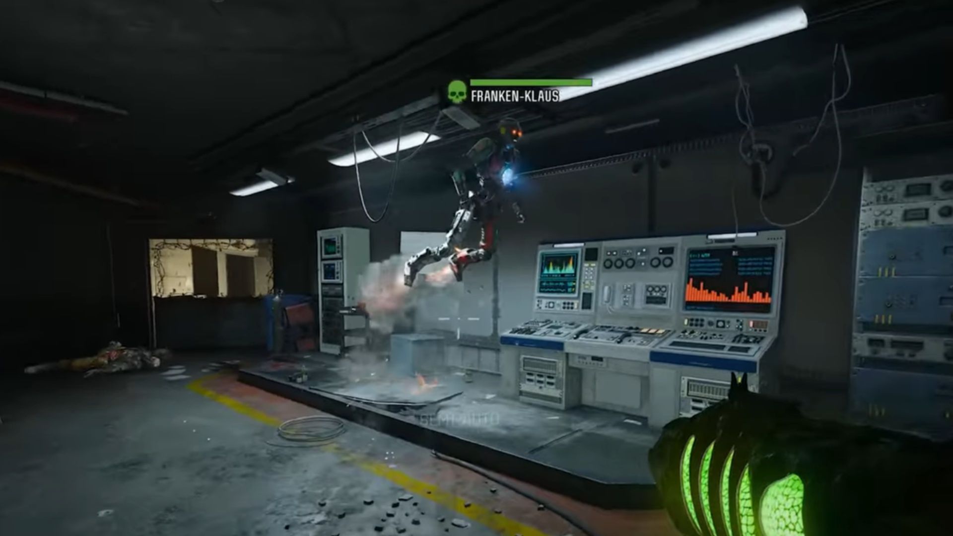 Activating Klaus in Black Ops 6 Zombies Reckoning (Image via Activision || YouTube/@MrDalekJD)