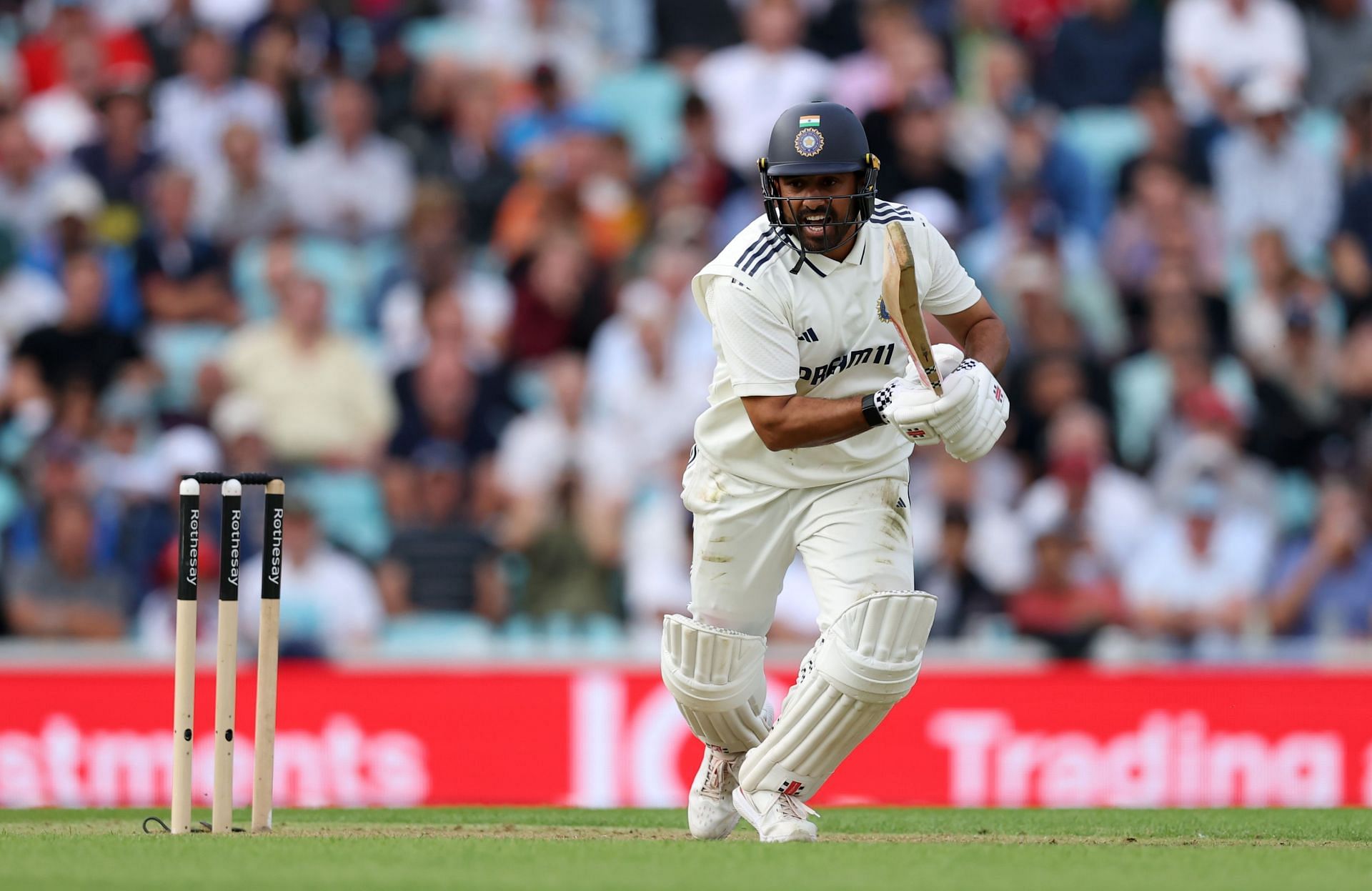 Karun Nair scored 57 runs in India&#039;s first innings of the final Test at The Oval. [P/C: Getty]
