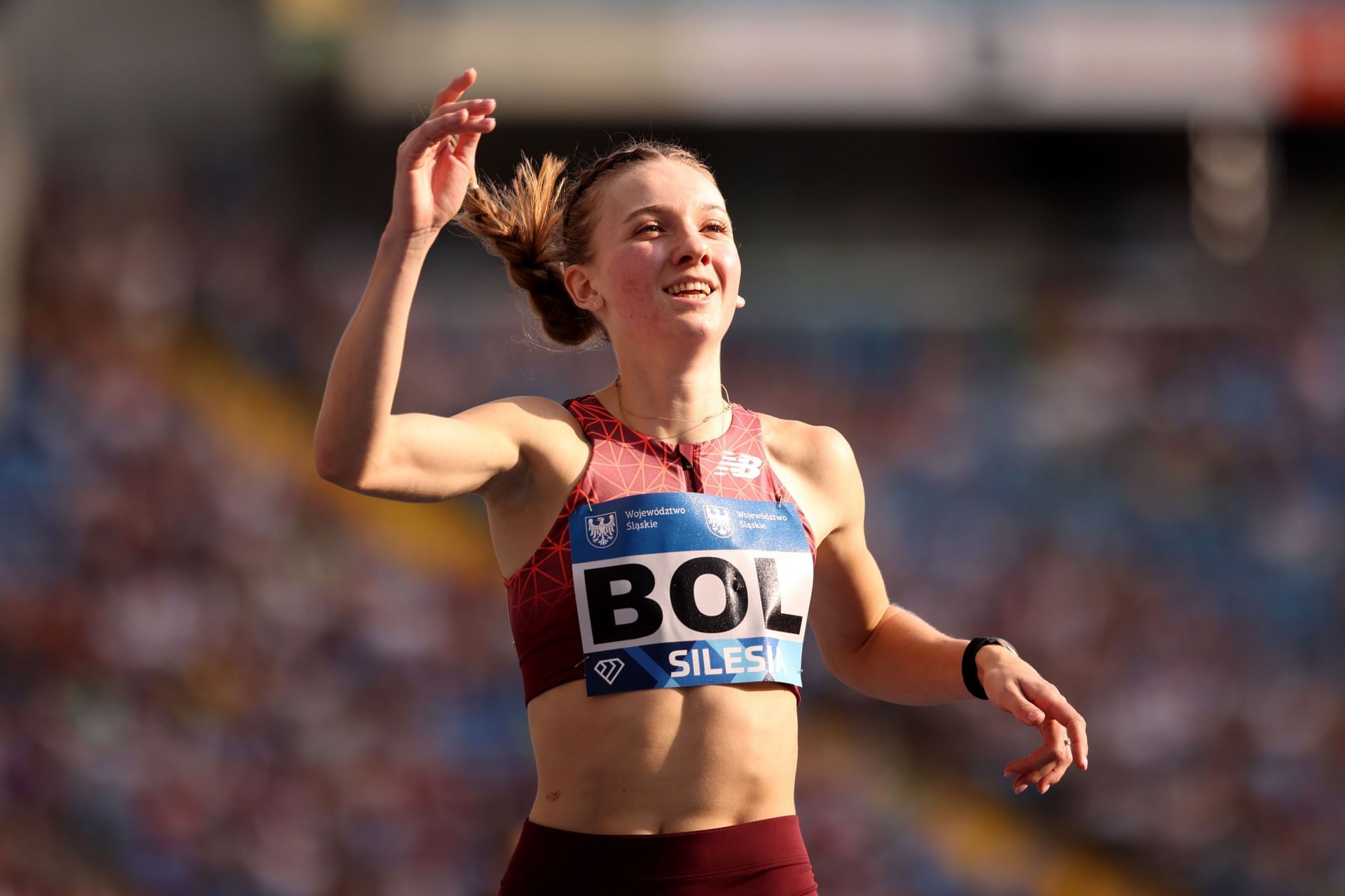 Femke Bol at the Diamond League Silesia (Image via: Getty)