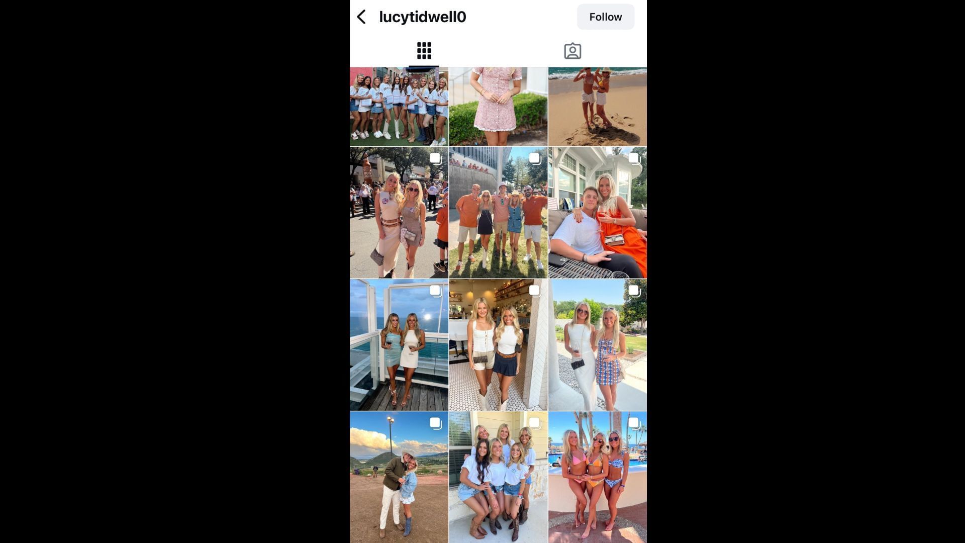 Lucy Tidwell still has photos of herself and Helm on Instagram (image credit: instagram/lucytidwell0)