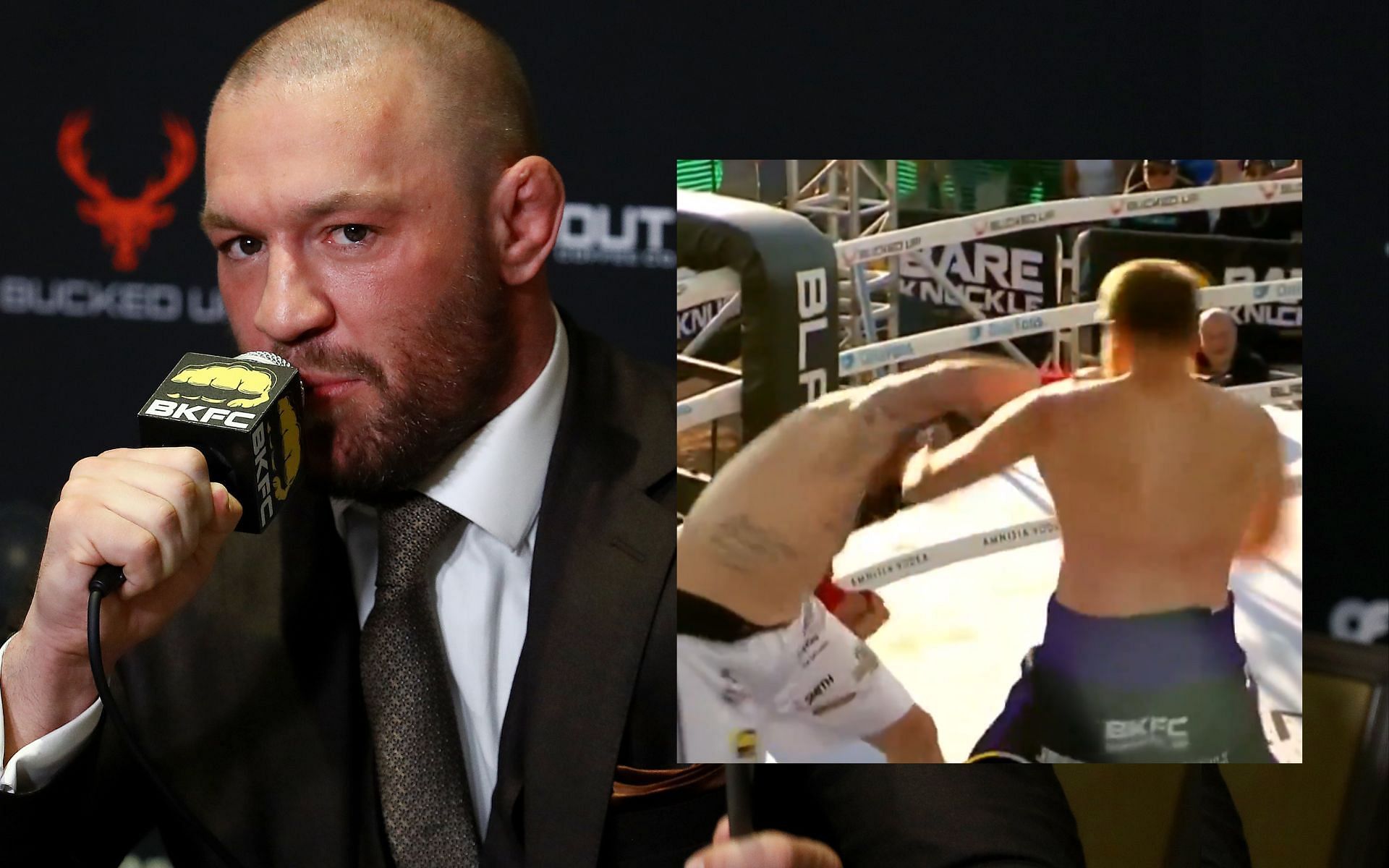 Conor McGregor reacts to Cody Kerr