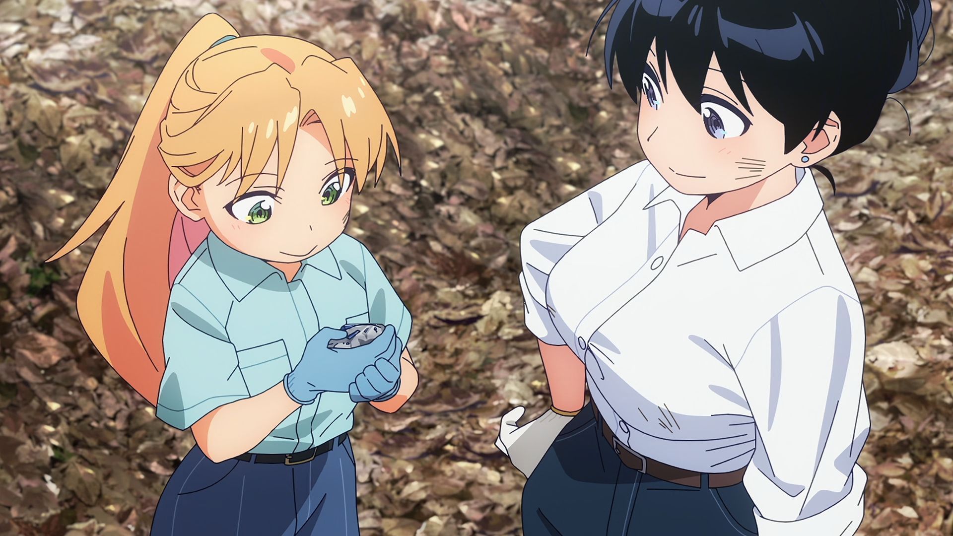Ruri and Nagi as seen in Ruri Rocks anime (Image via Studio Bind)