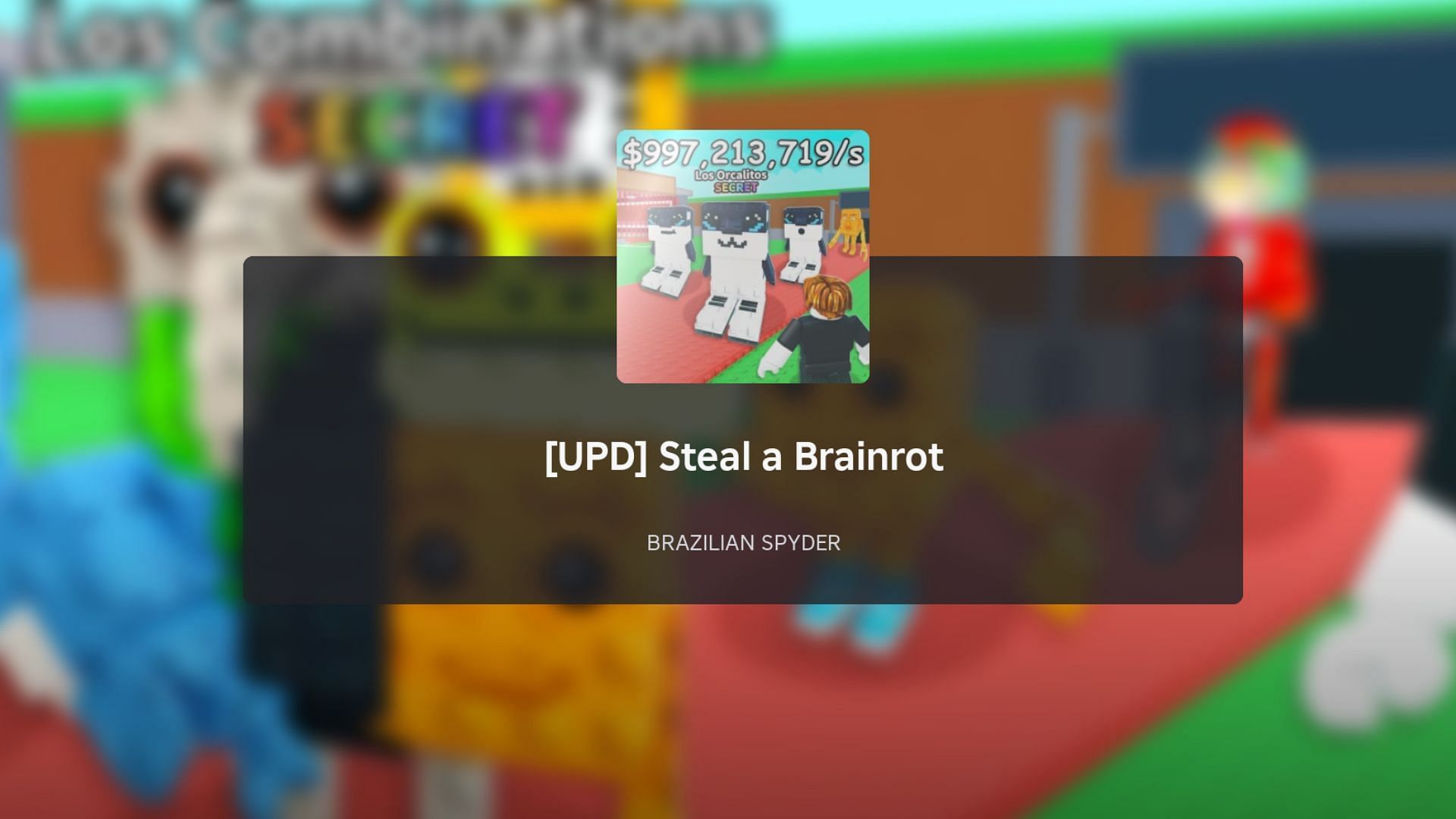 Steal a Brainrot loading screen