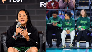 $12 million worth Dawn Staley and South Carolina coaching staff guess different abbreviations in fun game