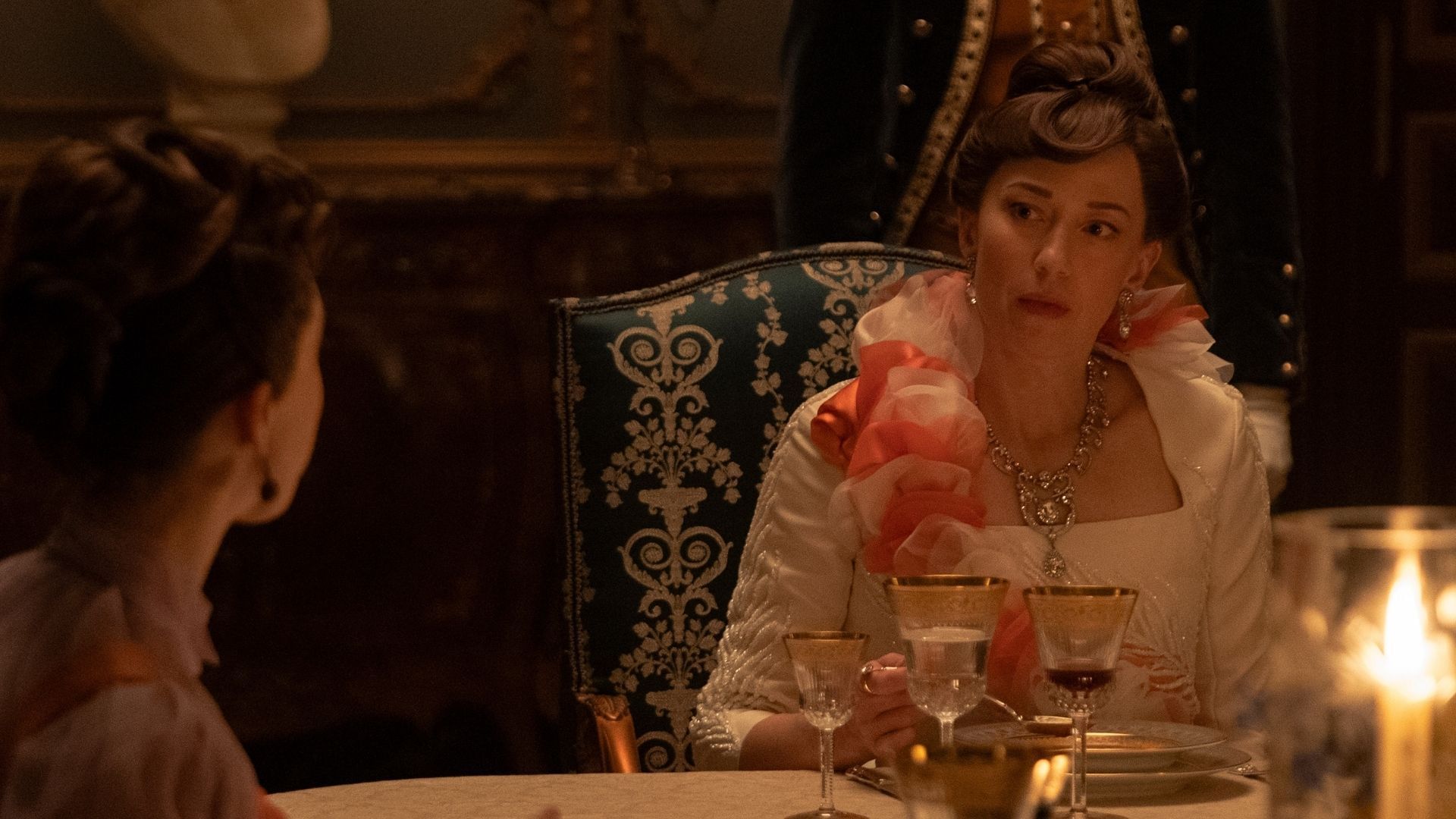 Carrie Coon stars as Bertha Russell in The Gilded Age (Image via Prime Video)