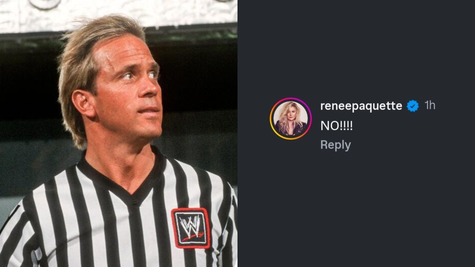Paquette&#039;s comment [Images via: WWE.com &amp; Charles Robinson&#039;s Instagram]