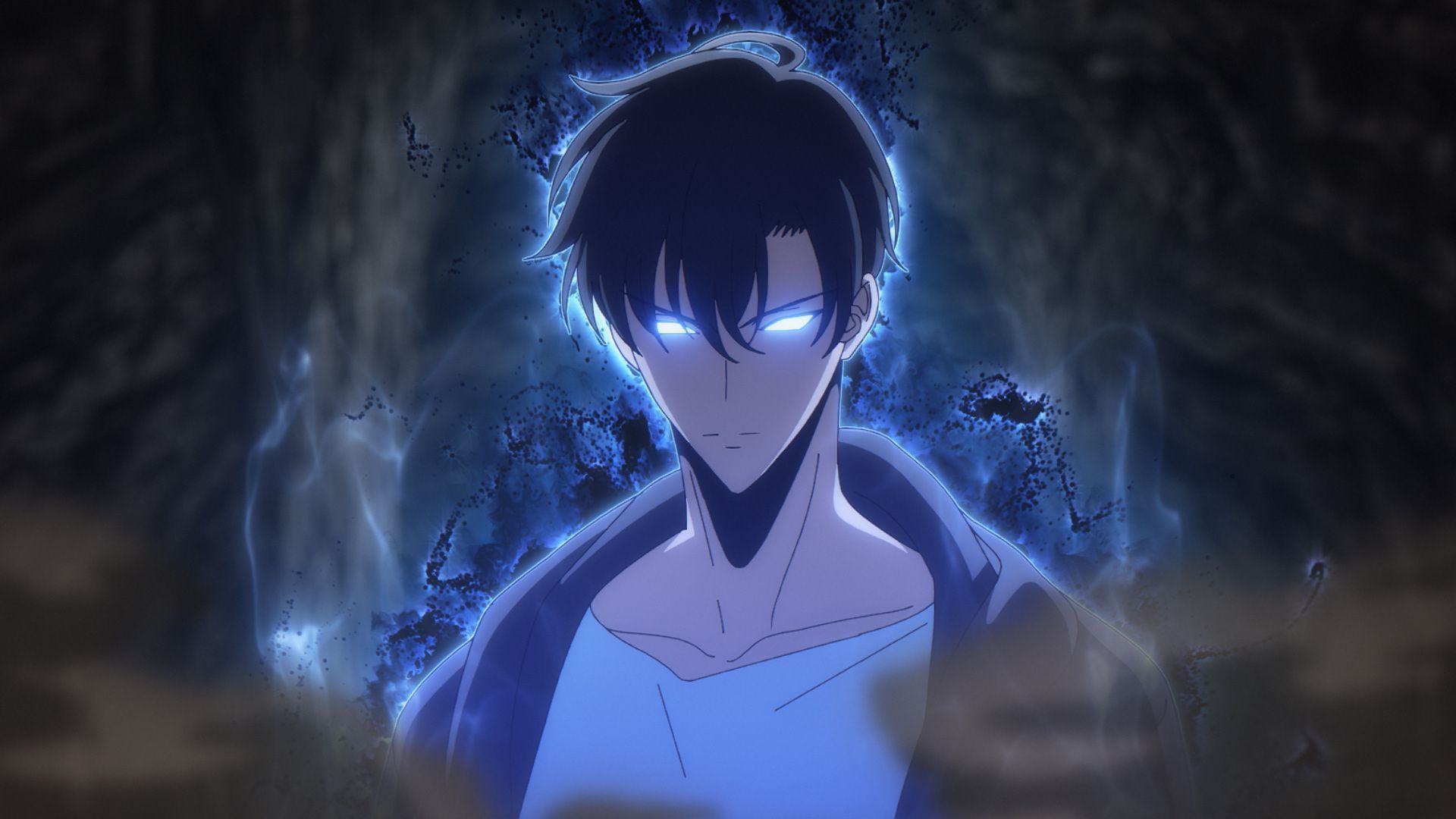 Sung Jinwoo in Solo Leveling season 2 (Image via A-1 Pictures)