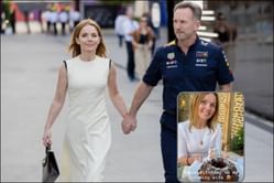 Former Red Bull boss Christian Horner shares an adorable image with his wife and Spice Girl Geri Halliwell