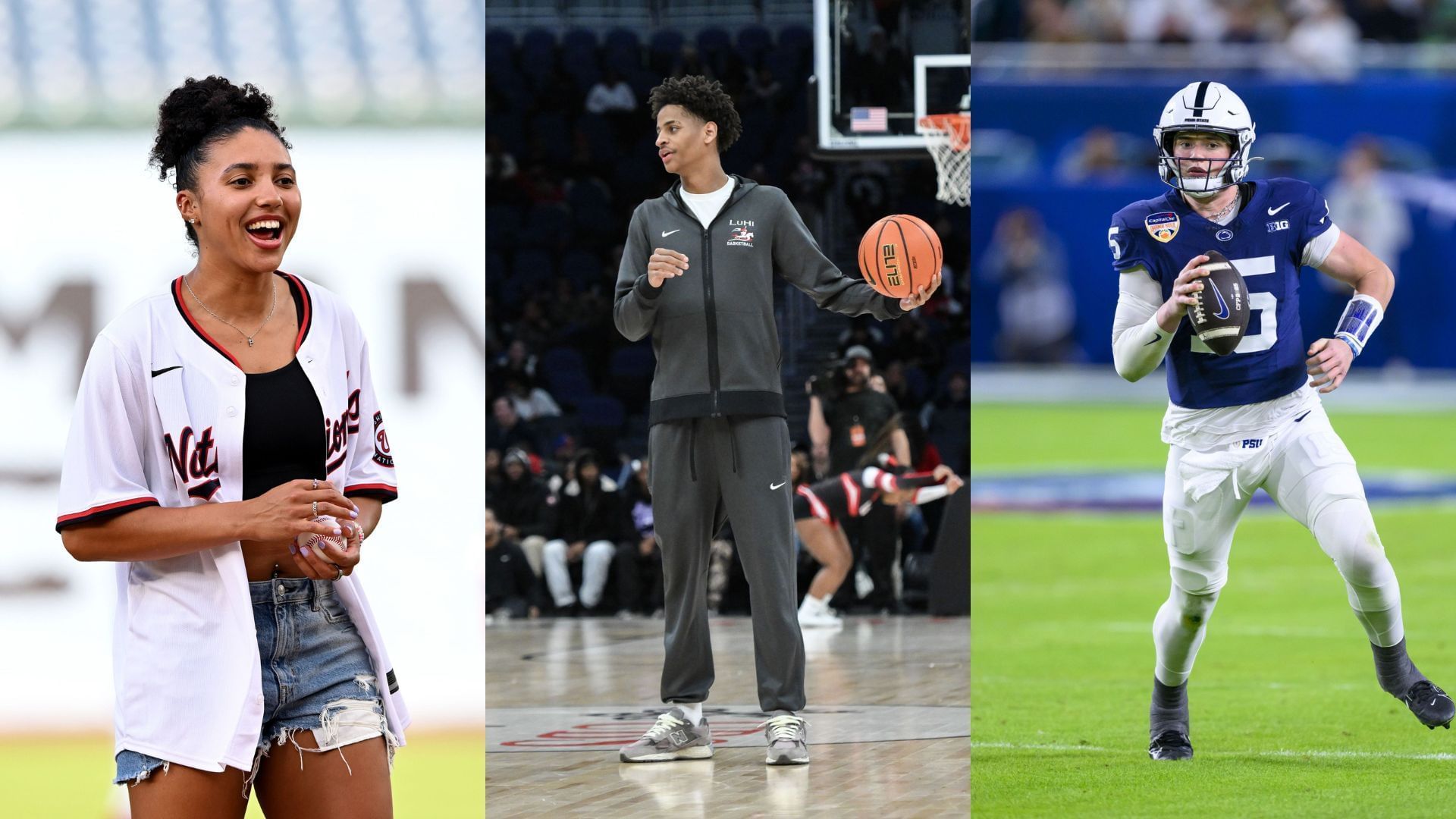 Azzi Fudd, Kiyan Anthony and Drew Allar appeared on American Eagle ad