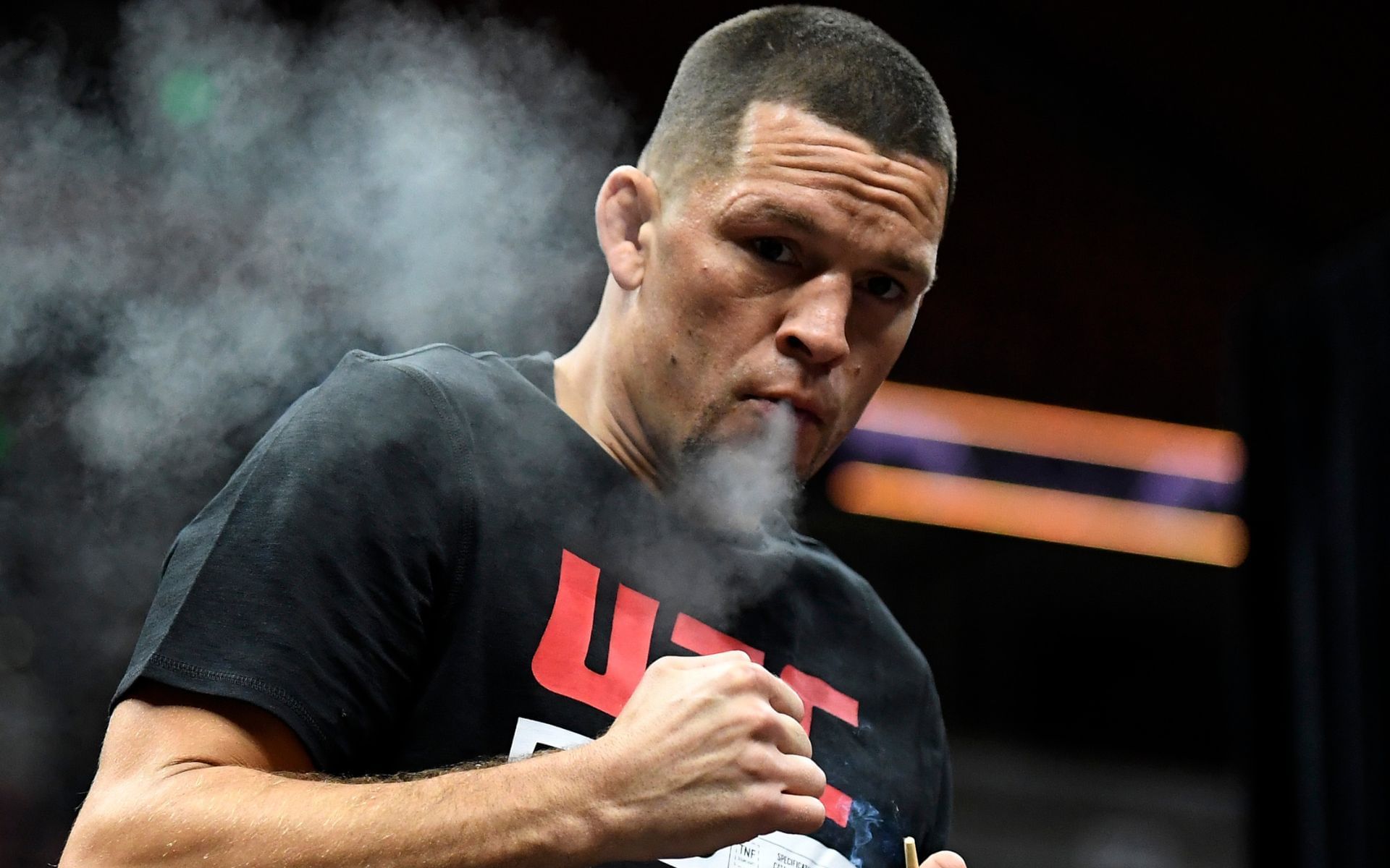 Nate Diaz (pictured) made an appearance at DBX 3. [Image courtesy: Getty Images]