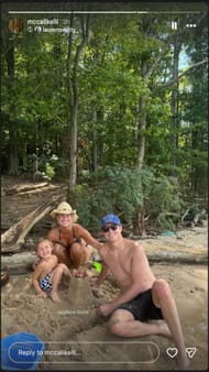 McCall Smith's Instagram story - Source: @mccallkelli on IG