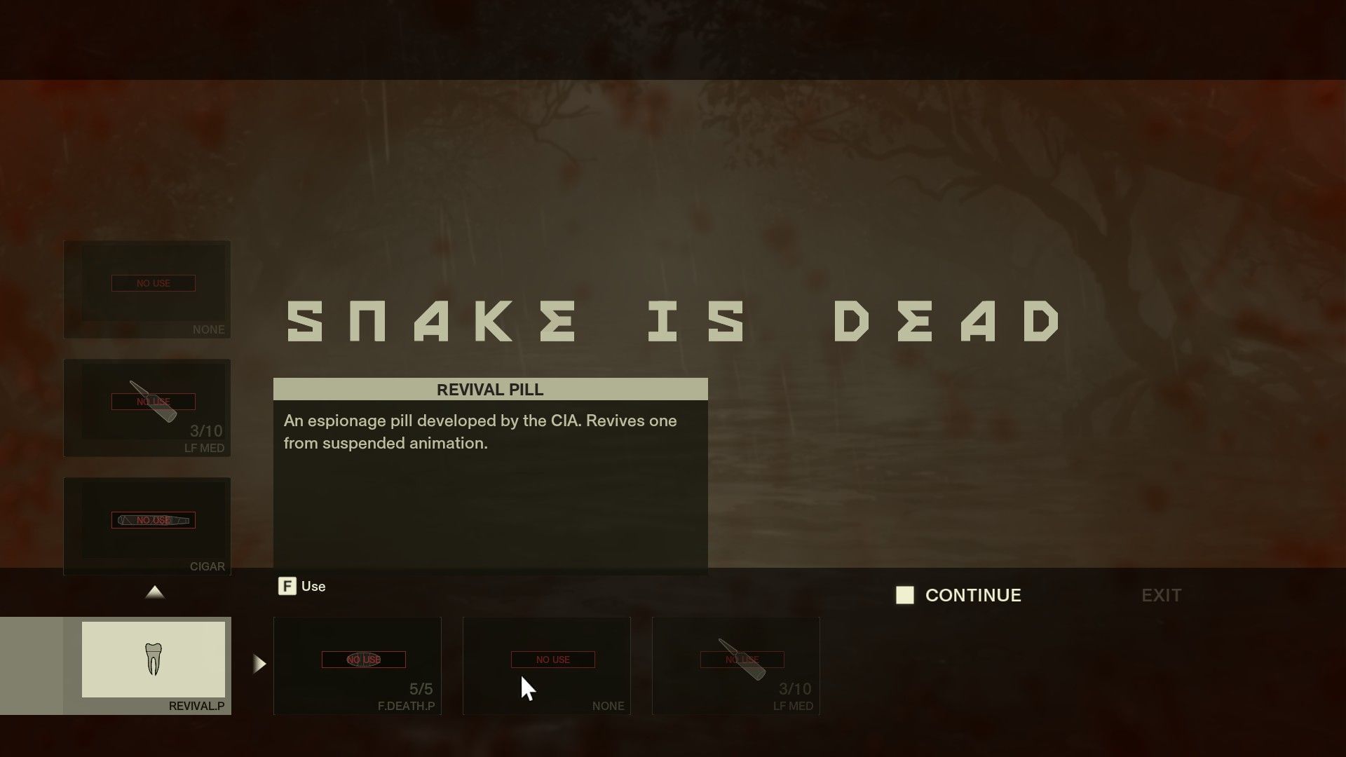 Take the revival pill (Image via Konami)