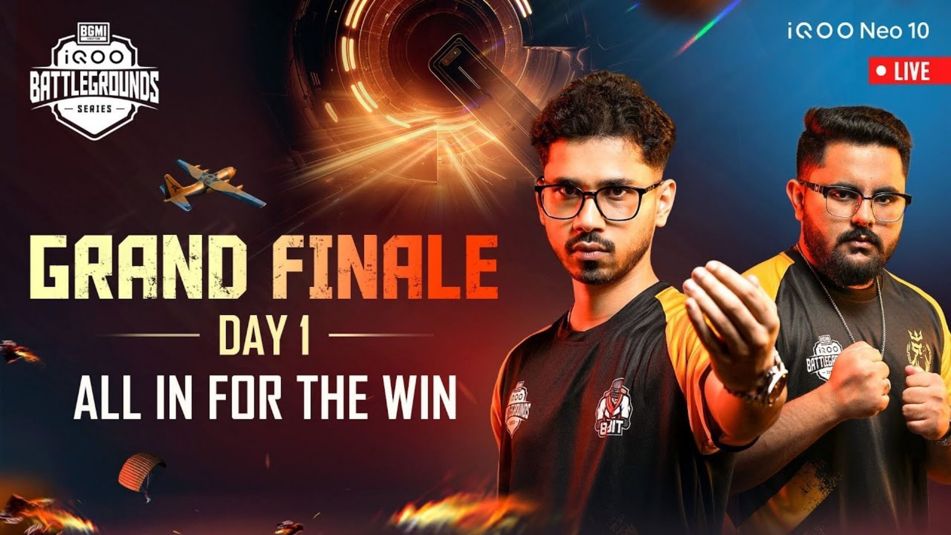 Battlegrounds Series 2025 finale commences on August 8 (Image via YouTube/iQOO Esports)