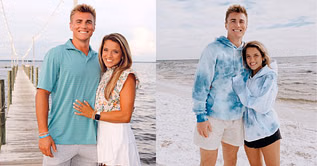 Bo Nix’s wife, Izzy Nix, keeps dinner outfit "easy" in $65 cardigan and chic white shorts