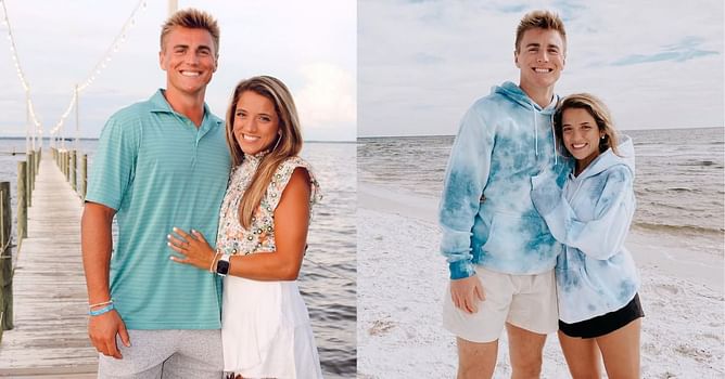 Bo Nix’s wife, Izzy Nix, keeps dinner outfit "easy" in $65 cardigan and chic white shorts