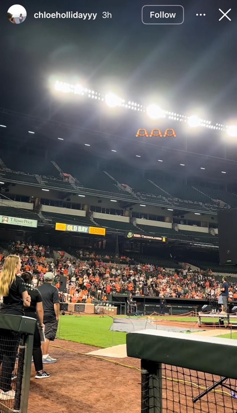 Jackson Holliday&#039;s wife Chloe, shared a clip of Faith&#039;s night event on her social media account. (via Instagram post).