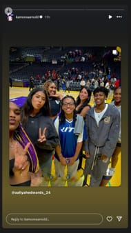 Screenshot via Instagram (@kamoreaarnold/IG)