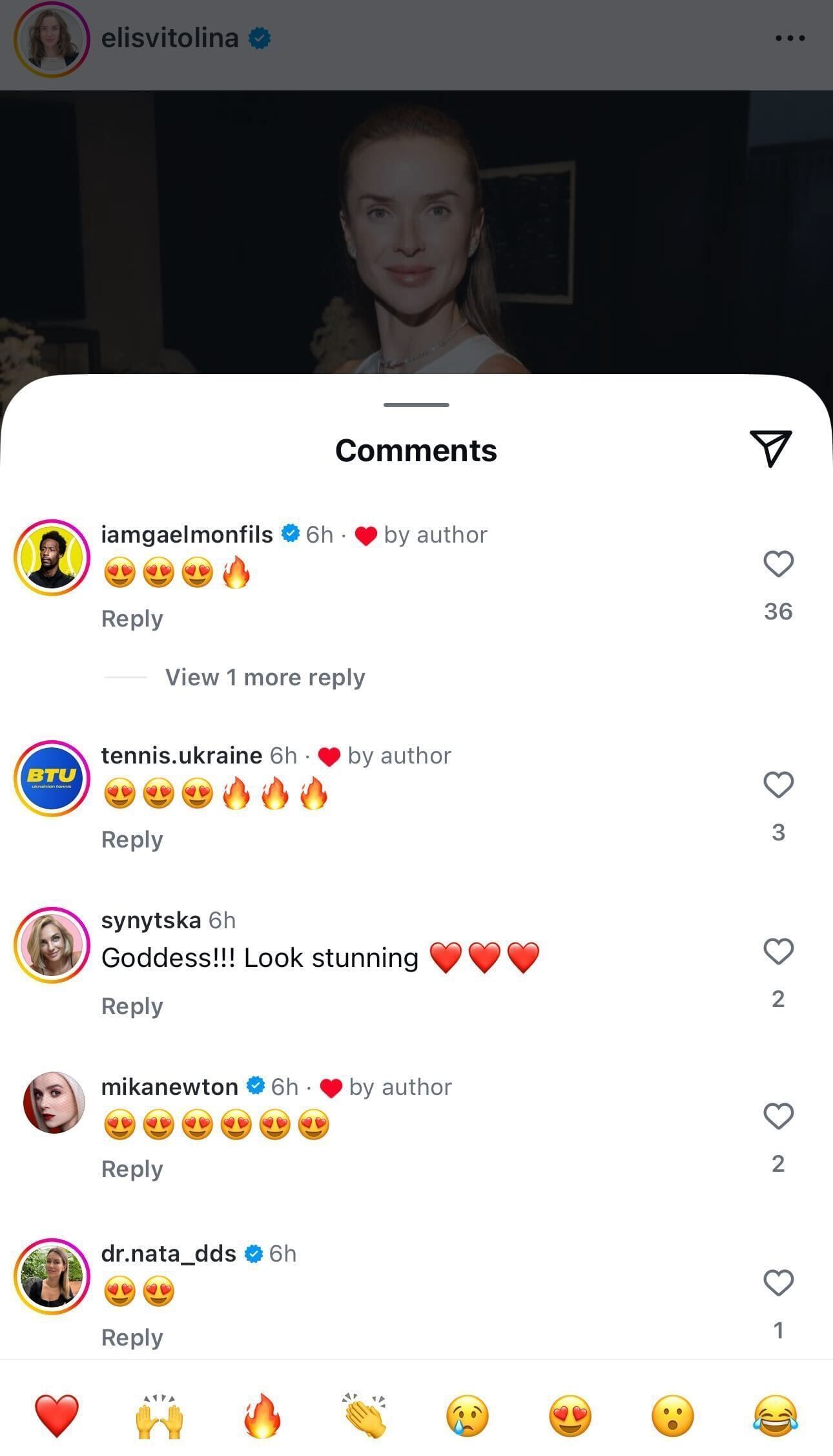 Comments section